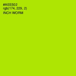 #AEE502 - Inch Worm Color Image