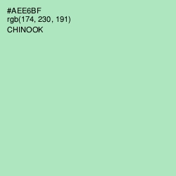 #AEE6BF - Chinook Color Image
