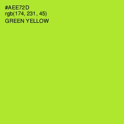 #AEE72D - Green Yellow Color Image