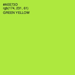 #AEE73D - Green Yellow Color Image