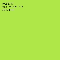 #AEE747 - Conifer Color Image