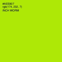 #AEE807 - Inch Worm Color Image