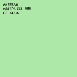 #AEE8A8 - Celadon Color Image