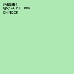 #AEE9B4 - Chinook Color Image