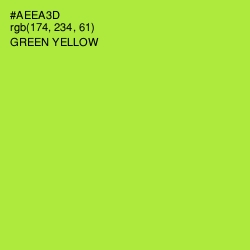 #AEEA3D - Green Yellow Color Image