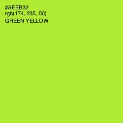 #AEEB32 - Green Yellow Color Image