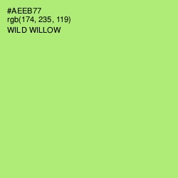 #AEEB77 - Wild Willow Color Image