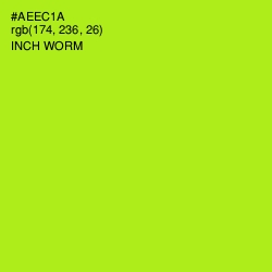 #AEEC1A - Inch Worm Color Image