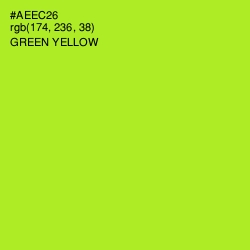 #AEEC26 - Green Yellow Color Image