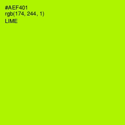 #AEF401 - Lime Color Image