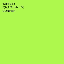 #AEF74D - Conifer Color Image