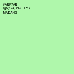 #AEF7AB - Madang Color Image