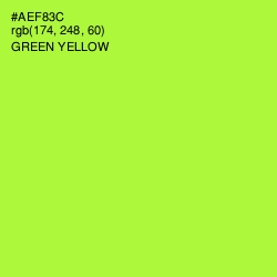 #AEF83C - Green Yellow Color Image