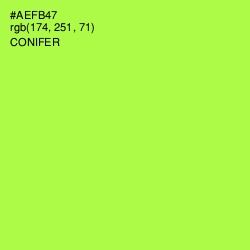 #AEFB47 - Conifer Color Image
