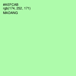 #AEFCAB - Madang Color Image