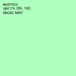 #AEFFC0 - Magic Mint Color Image
