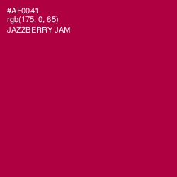 #AF0041 - Jazzberry Jam Color Image