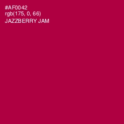 #AF0042 - Jazzberry Jam Color Image