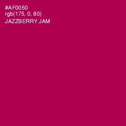 #AF0050 - Jazzberry Jam Color Image