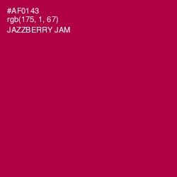 #AF0143 - Jazzberry Jam Color Image