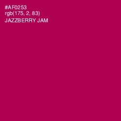 #AF0253 - Jazzberry Jam Color Image