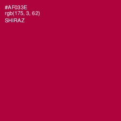 #AF033E - Shiraz Color Image