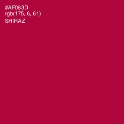 #AF063D - Shiraz Color Image