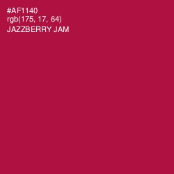 #AF1140 - Jazzberry Jam Color Image