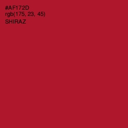 #AF172D - Shiraz Color Image