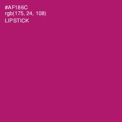 #AF186C - Lipstick Color Image