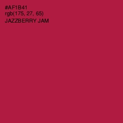 #AF1B41 - Jazzberry Jam Color Image