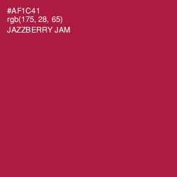 #AF1C41 - Jazzberry Jam Color Image