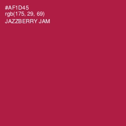 #AF1D45 - Jazzberry Jam Color Image