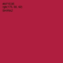 #AF1E3E - Shiraz Color Image