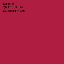 #AF1E41 - Jazzberry Jam Color Image