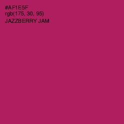 #AF1E5F - Jazzberry Jam Color Image