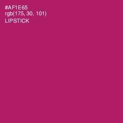 #AF1E65 - Lipstick Color Image