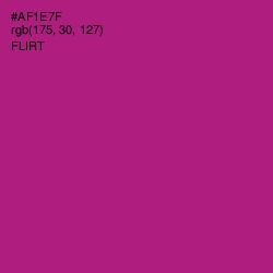 #AF1E7F - Flirt Color Image