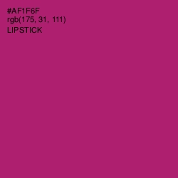 #AF1F6F - Lipstick Color Image