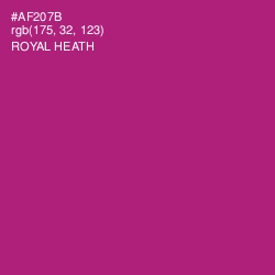 #AF207B - Royal Heath Color Image