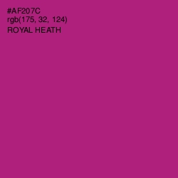 #AF207C - Royal Heath Color Image