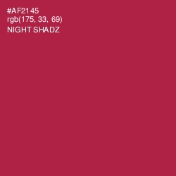 #AF2145 - Night Shadz Color Image