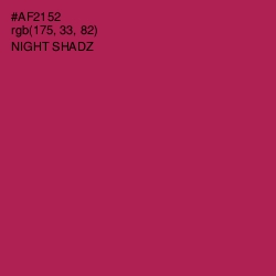 #AF2152 - Night Shadz Color Image