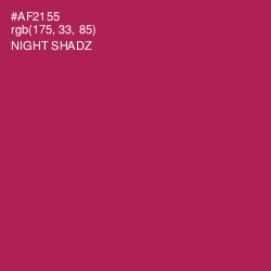 #AF2155 - Night Shadz Color Image