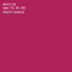 #AF2159 - Night Shadz Color Image