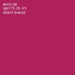 #AF215B - Night Shadz Color Image