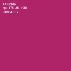 #AF2369 - Hibiscus Color Image