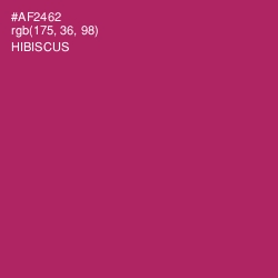 #AF2462 - Hibiscus Color Image