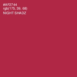 #AF2744 - Night Shadz Color Image