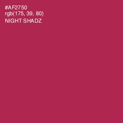 #AF2750 - Night Shadz Color Image